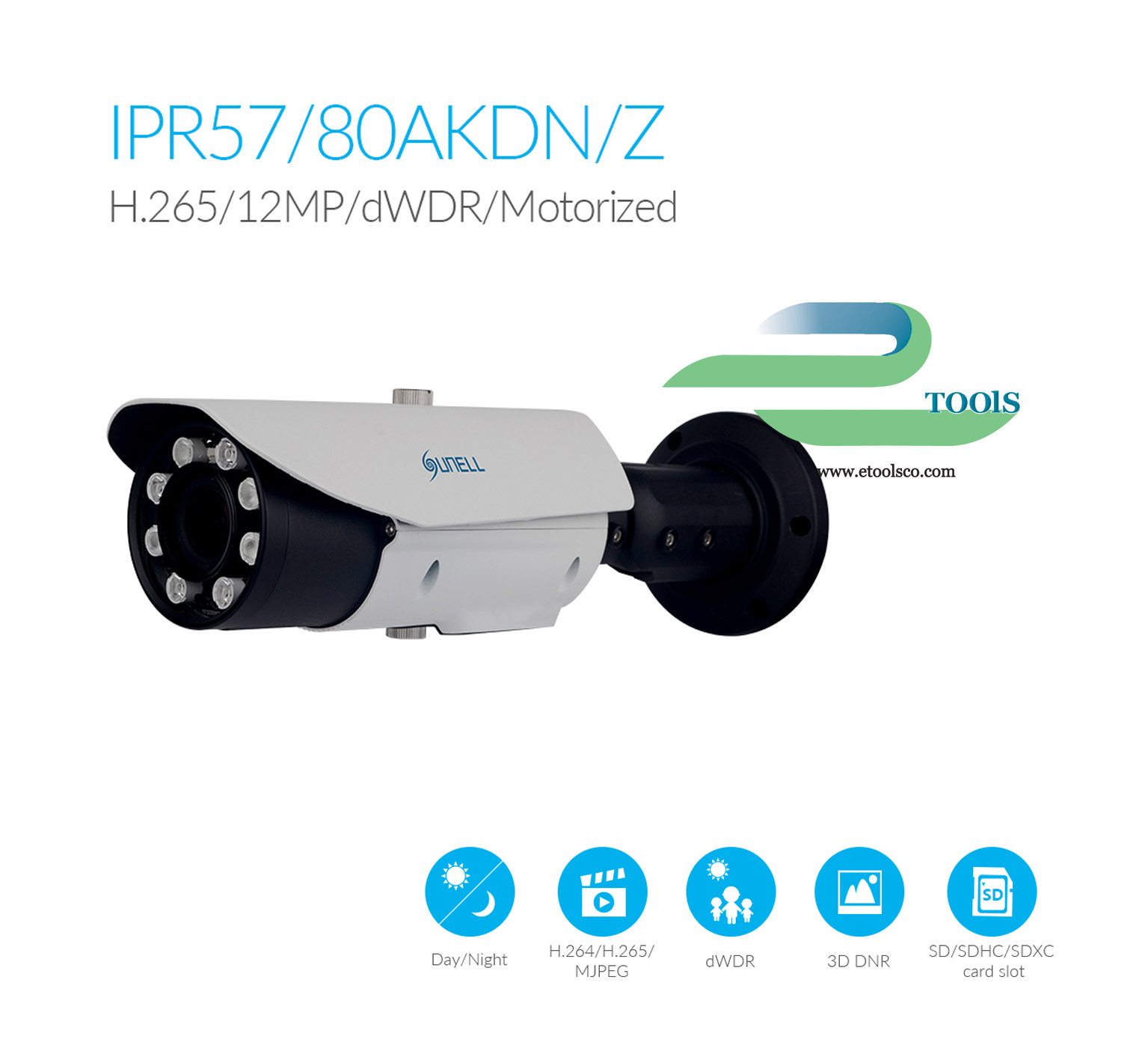 دوربین مداربسته شبکه سانل SN IPR57/80AKDNZ